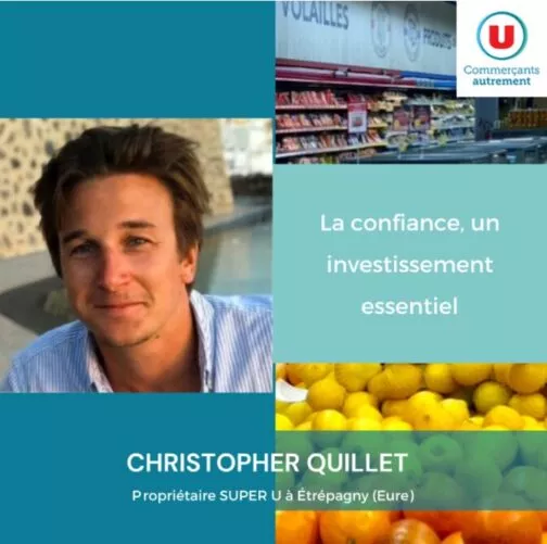 Christopher QUILLET, Dirigeant SUPER U Étrépagny